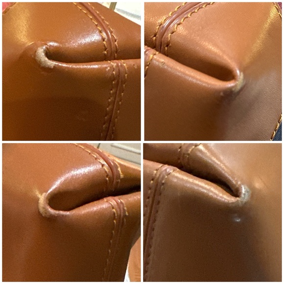 Authentic Fendi Multicolor Pequin Bag in Canvas & Leather, EUC. Rare Vintage! - Picture 5 of 16